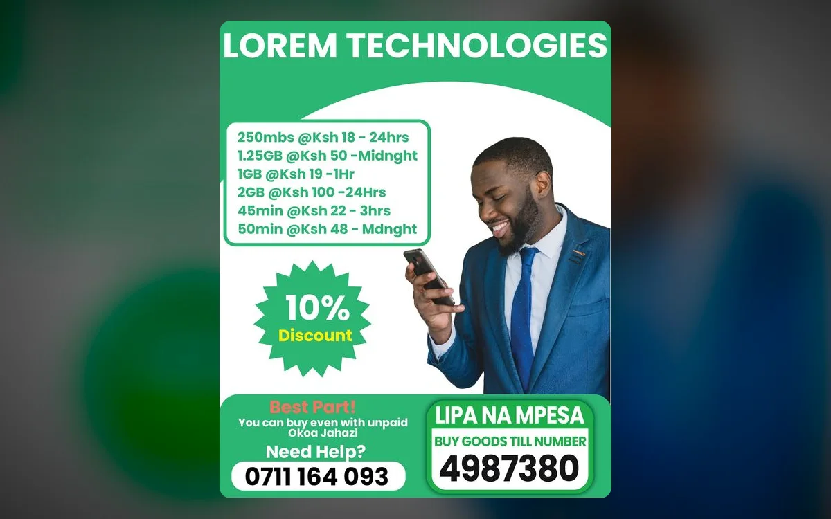 Lorem Technologies — Bundle Offer — A clean offer poster for a reseller competing on one hook.
