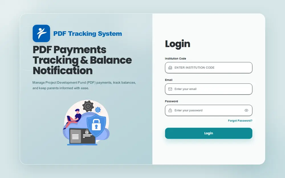 PDF Contribution Tracking System — A centralized contribution and balance management system for institutions.